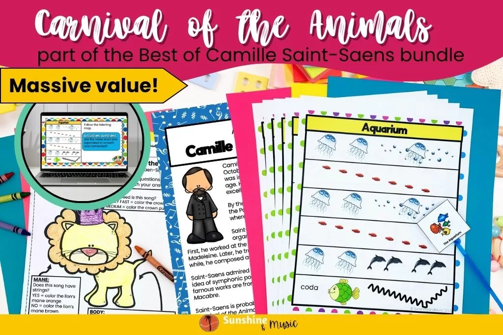 carnival of the animals music lesson