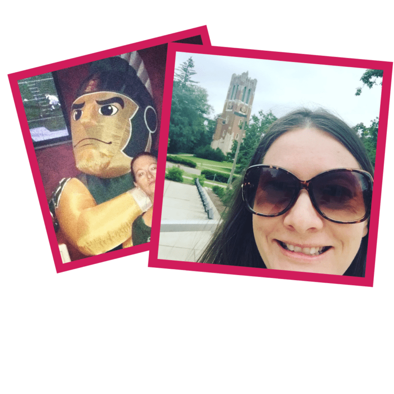 photos of me at Michigan state university