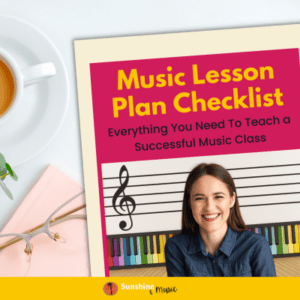 music lesson plan checklist