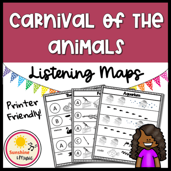 carnival of the animals listening map set