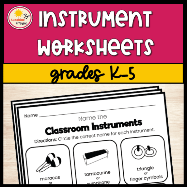instrument-worksheets