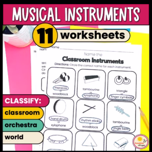 Instruments of the Orchestra Worksheets