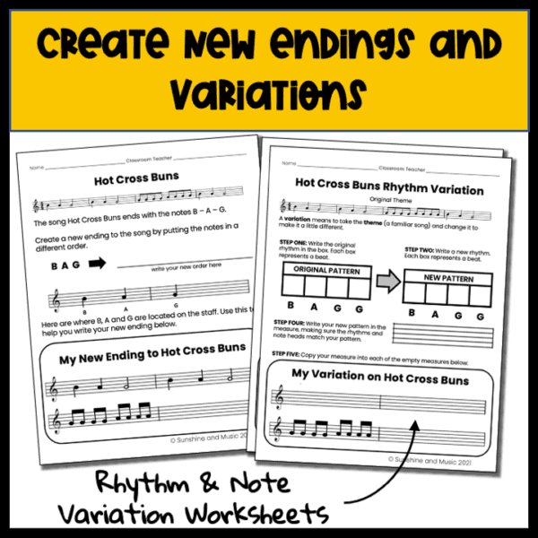 theme and variation song writing template