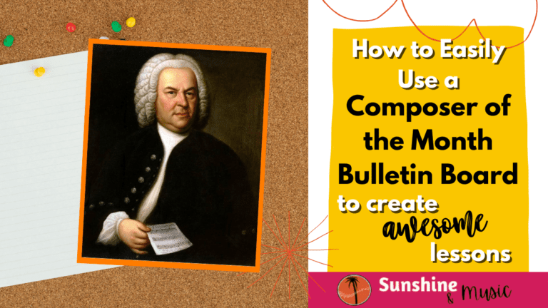 How To Easily Use a Composer of the Month Bulletin Board To Create ...