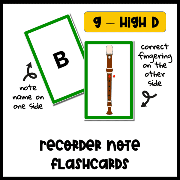 beginning recorder notes