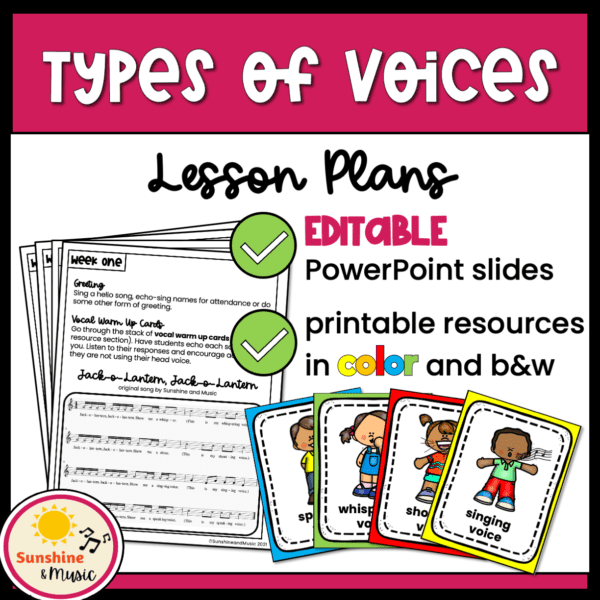 types of voices lesson
