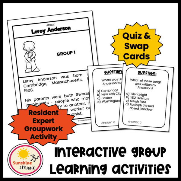 Leroy Anderson composer biography activities