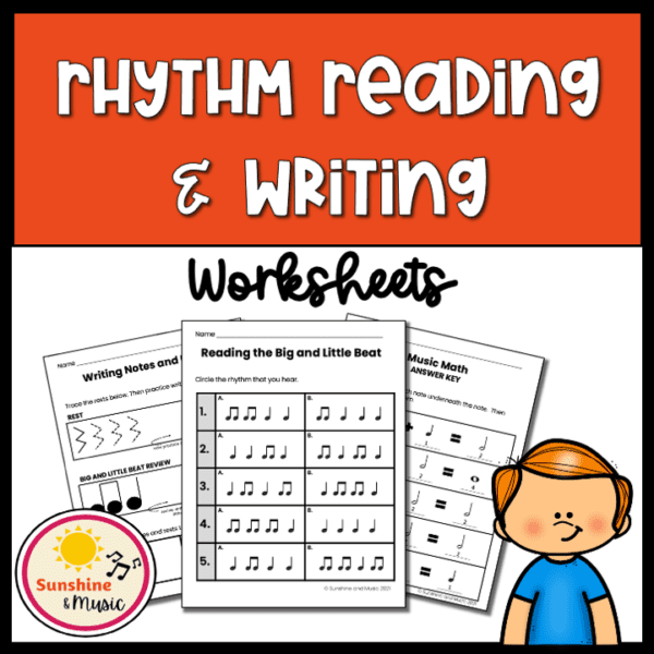 worksheets for reading and writing rhythm