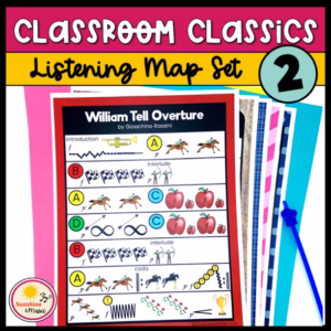 Classroom Classical Music Listening Map Set