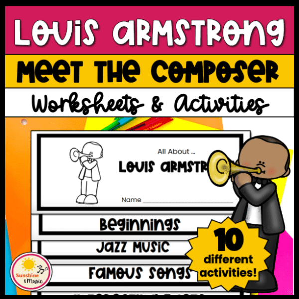 Louis Armstrong Meet the Composer worksheets and activities