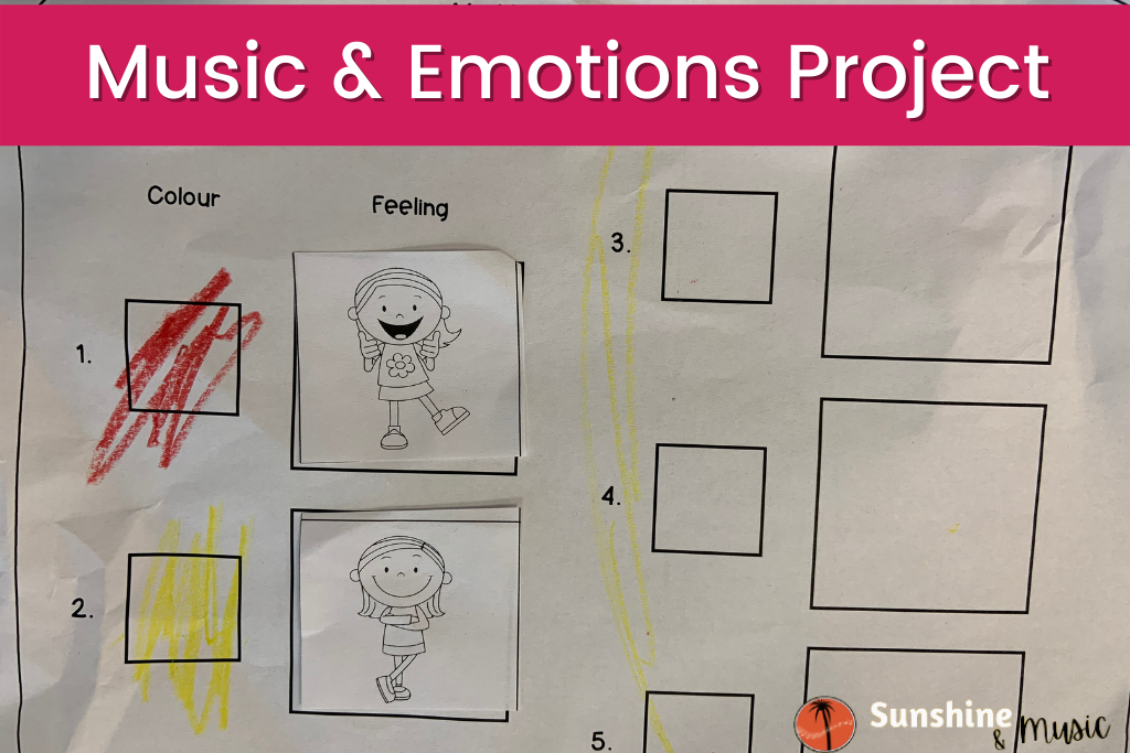 music and emotions worksheet for special ed students 