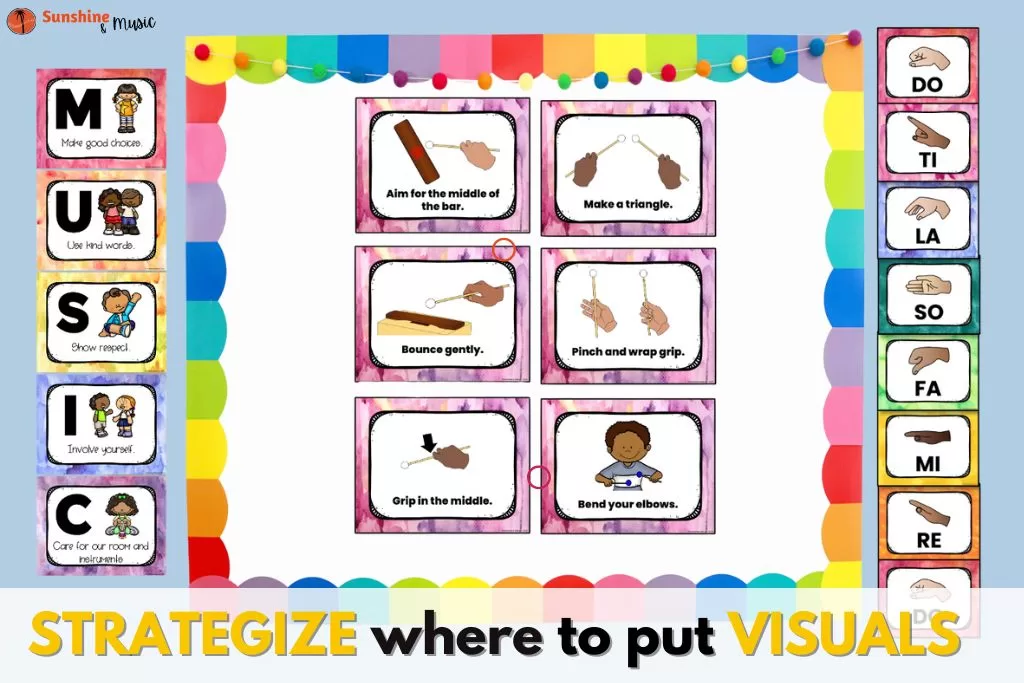 music classroom decorations