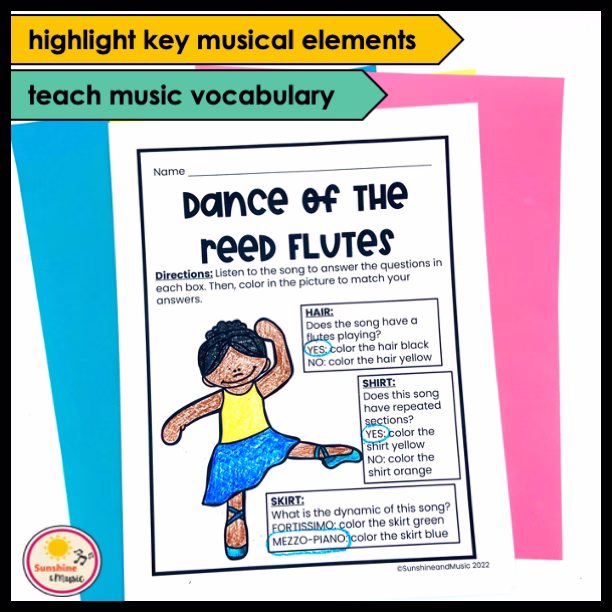 The Nutcracker listening glyphs
