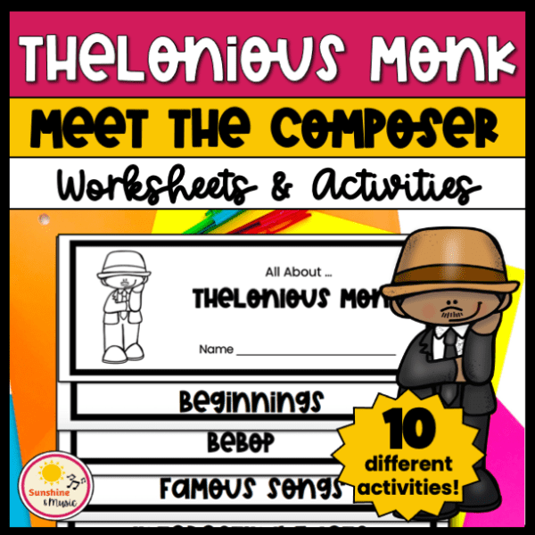 Thelonious Monk Meet the Composer worksheets and activities