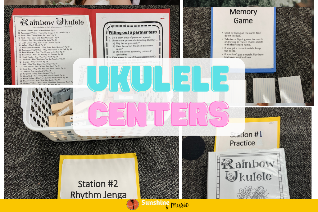 ukulele centers for music class