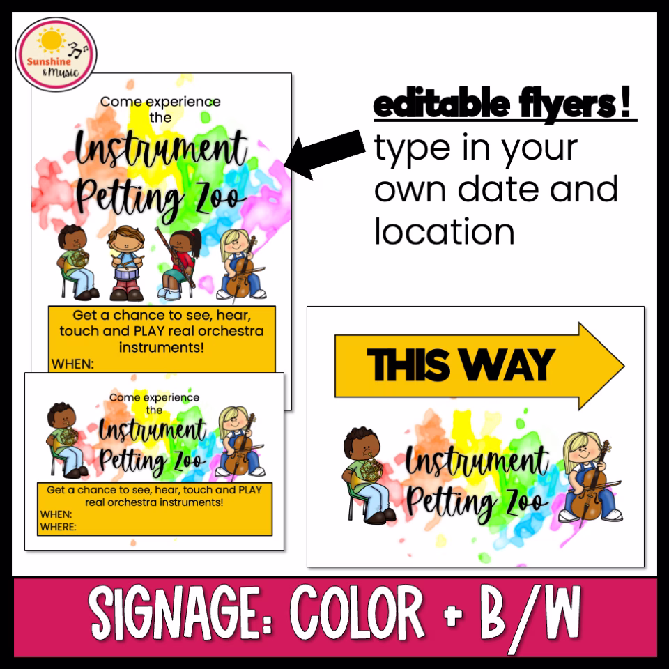Instrument Petting Zoo Event Planning Kit - Image 4