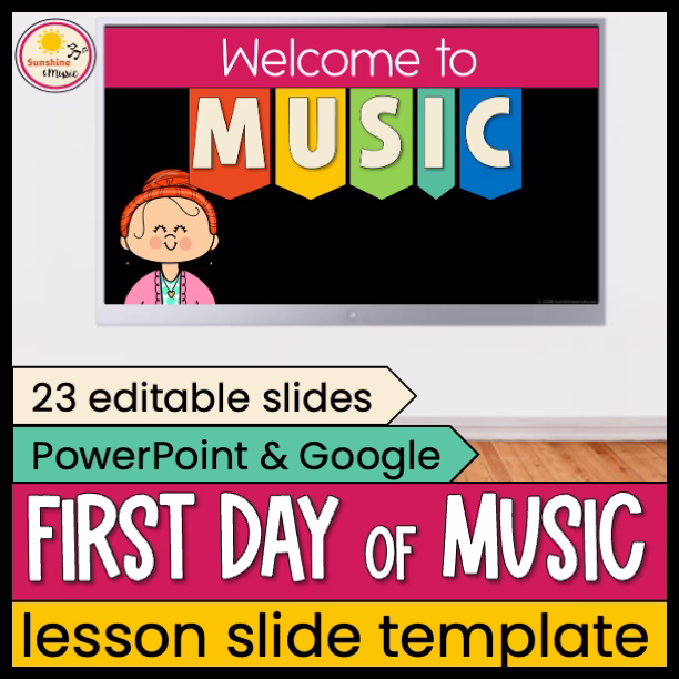 first day of kindergarten music lesson
