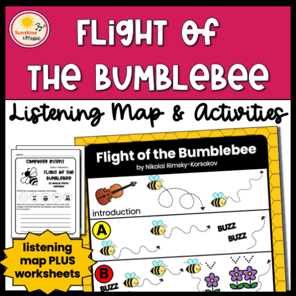 flight of the bumblebee listening map