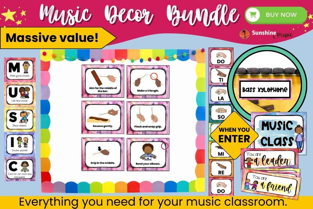 music teacher classroom decorations