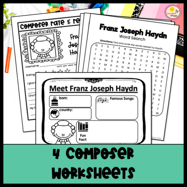 Joseph Haydn worksheets