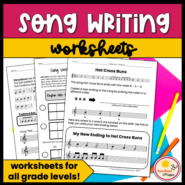 song writing templates for kids