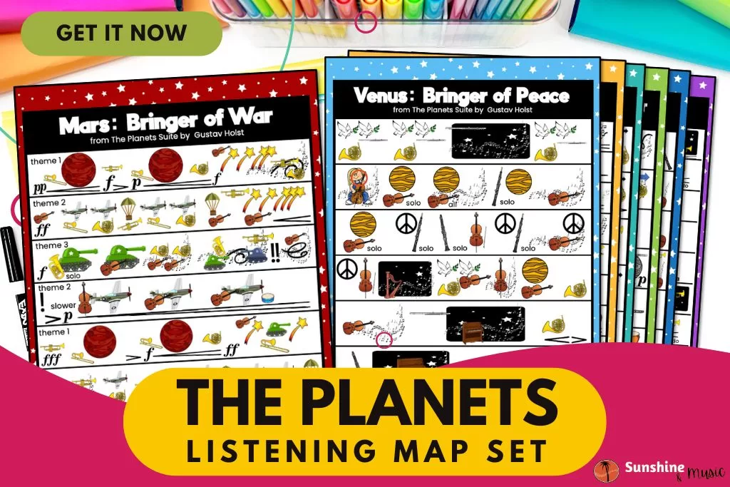 the planets suite listening maps