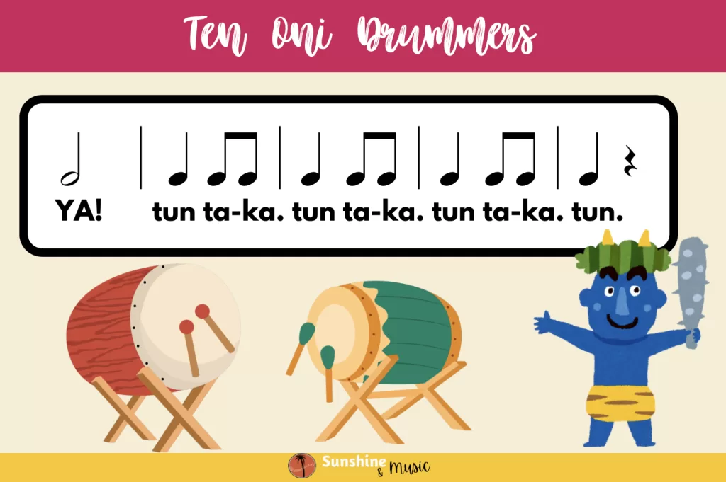ten onions drummers chant