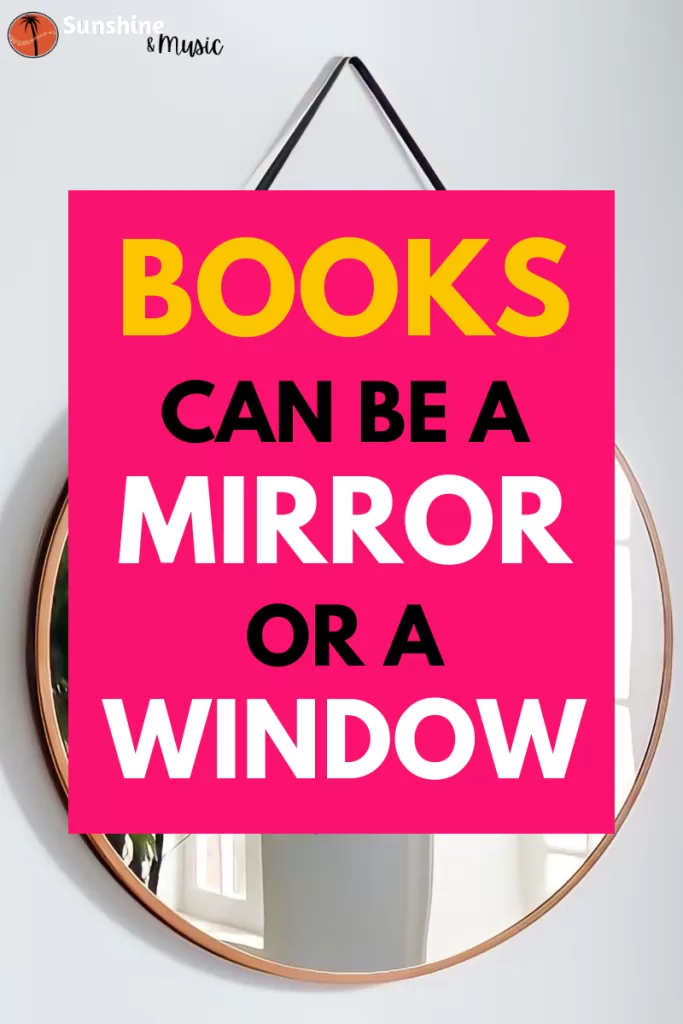 books can be a mirror or a window