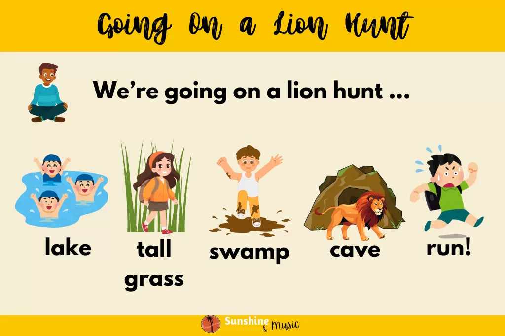going on a lion hunt book