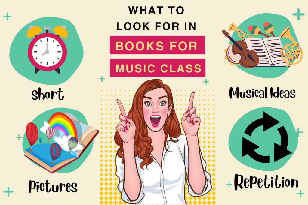 what to look for in books for music class