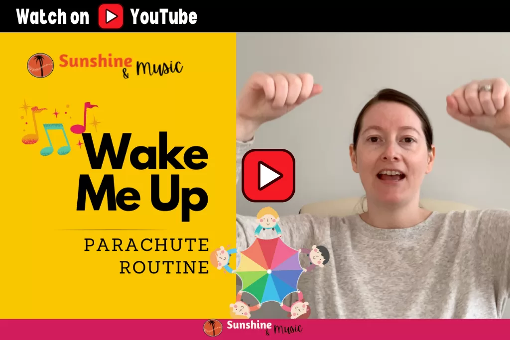 pop music parachute activity