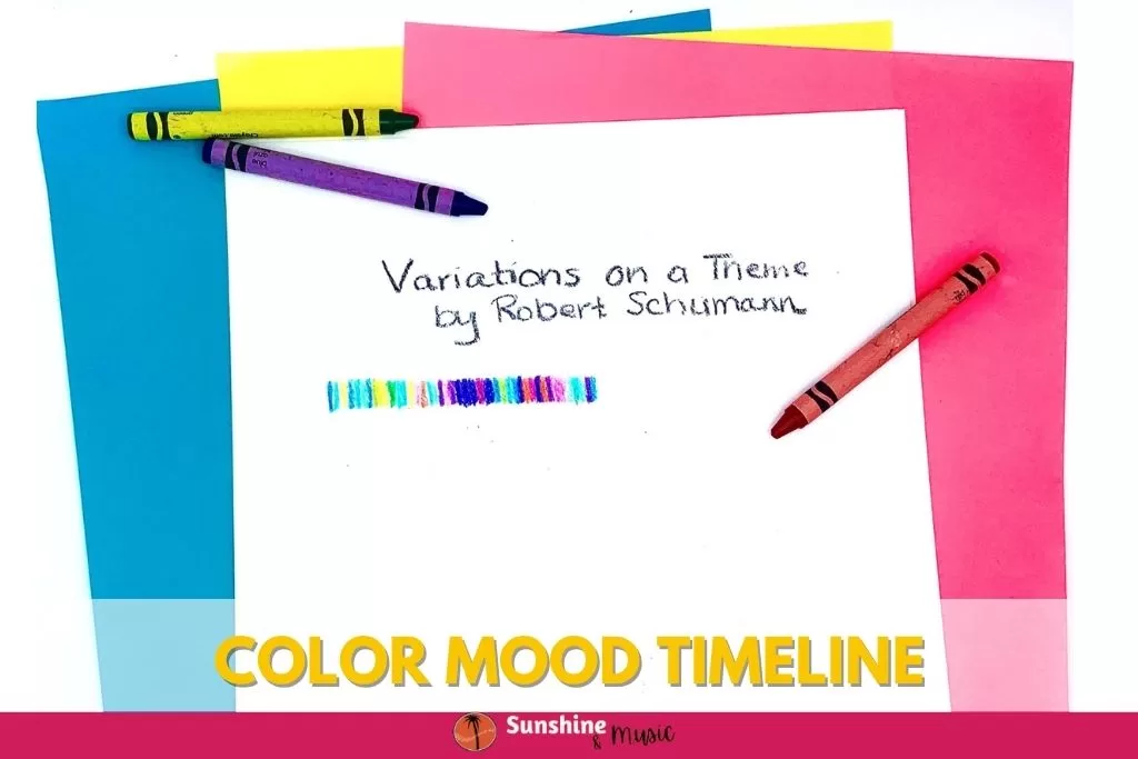 color moos timeline activity for Women's History Month